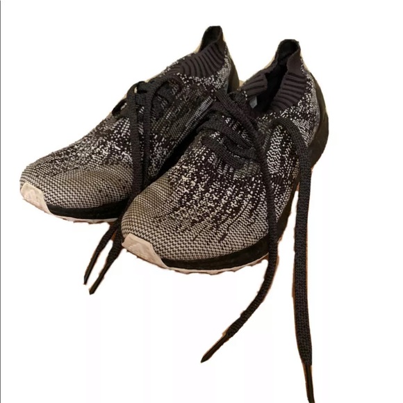 Adidas Mens Ultra Boost Black White Size